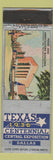 Matchbook Cover - 1936 Texas Centennial Expo Dallas TX WEAR