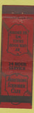 Matchbook Cover - Armstrong Schroder Cafe Santa Monica CA WEAR