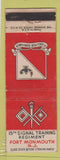 Matchbook Cover - 15th Signal Training Regiment Fort Monmouth NJ WEAR