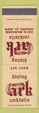 Matchbook Cover - Ark Restaurant Chicago IL