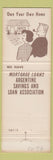 Matchbook Cover - Argentine Savings and Loan Kansas City MO