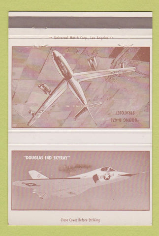 Matchbook Cover - Artcraft Tools Dies Jigs Los Angeles CA airplanes 40 Strike