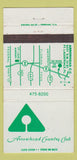 Matchbook Cover - Arrowhead Country Club Fort Lauderdale FL WEAR 30 Strike