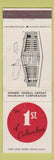 Matchbook Cover - 1st Bank of Columbus GA WEAR