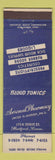 Matchbook Cover - Arsenal Pharmacy Drug Hartford CT