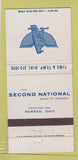 Matchbook Cover - 2nd National Bank Warren OH WEAR 30 Strike