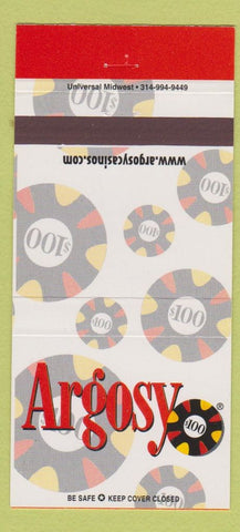 Matchbook Cover - Argosy Casino 30 Strike