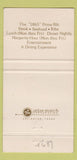 Matchbook Cover - 1965 Restaurant San Luis Obispo CA 30 Strike