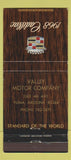 Matchbook Cover - 1968 Cadillac Valley Motors Yuma AZ 30 Strike