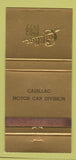 Matchbook Cover - 1977 Cadillac Motor Car Division WEAR 30 Strike