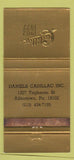 Matchbook Cover - 1977 Cadillac Daniels Allentown PA WEAR 30 Strike