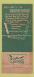 Matchbook Cover - 2 Jacks Oakland CA CREASE 21 Strike Feature