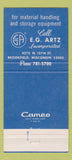 Matchbook Cover - AS Gilman Printers Lithographers Cleveland OH 30 Strike