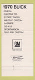 Matchbook Cover - 1970 Buick Riviera Benson Cordele GA 30 Strike