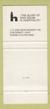 Matchbook Cover - Atrium Cincinnati OH SAMPLE 30 Strike