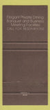 Matchbook Cover - Atrium Restaurant Westlake OH SAMPLE WORN 30 Strike