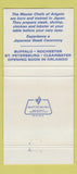 Matchbook Cover - Arigato Japanese Steak Buffalo Rochester  30 Strike