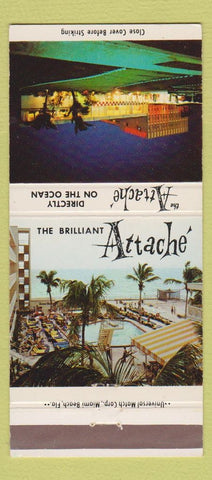 Matchbook Cover - Attache Resort Hollywood FL 30 Strike