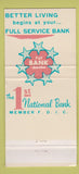 Matchbook Cover - 1st National Bank Cape Girardeau MO 30 Strike