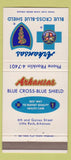 Matchbook Cover - Arkansas Blue Cross Blue Shield Little Rock AR 30 Strike