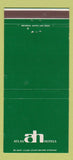 Matchbook Cover - Atlas Hotels San Diego Van Nuys CA Scottsdale AZ 30 Strike