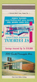 Matchbook Cover - 1st Federal Savings Loan Sarasota FL 30 Strike #2