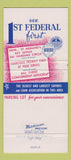 Matchbook Cover - 1st Federal Savings Loan Sarasota FL 30 Strike #2