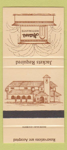 Matchbook Cover - Arturo's Restaurant Boca Raton FL SAMPLE 30 Strike