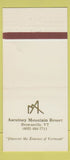 Matchbook Cover - Ascutney Mountain Resort Brownsville VT 30 Strike