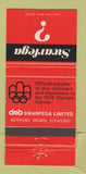Matchbook Cover - 1976 Olympics Skin Cleansers Waterford ON 30 Strike