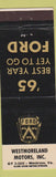 Matchbook Cover - 1965 Ford Westmoreland Motors Montrose VA WEAR