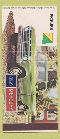Matchbook Cover - 1974 Ford Pickups Jack Hay Dunnville ON WEAR 30 Strike