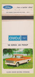 Matchbook Cover - 1968 Ford Pickup Canada WEAR 30 Strike