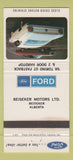 Matchbook Cover - 1968 Ford Torino Beiseker AB WEAR 30 Strike