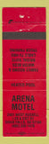 Matchbook Cover - Arena Motel Sioux Falls SD