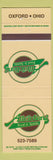 Matchbook Cover - Attraction's Restaurant Oxford OH