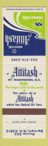 Matchbook Cover - Attitash Skiing Mount Washington NH Bartlett