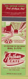 Matchbook Cover - Arthur Cafe Port Arthur ON