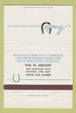 Matchbook Cover - Arnold Graphic Industries Cincinnati OH 40 Strike
