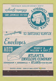 Matchbook Cover - Atlanta Envelope GA 40 Strike
