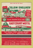 Matchbook Cover - Ashtons Motel Eastcourt Windsor ON 40 Strike