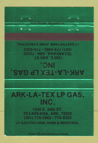Matchbook Cover - Ark La Tex LP Gas Texarkana AR 40 Strike