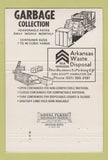 Matchbook Cover - Arkansas Waste Disposal Little Rock AR WEAR 40 Strike