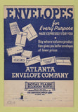 Matchbook Cover - Atlanta GA Envelope Company 40 Strike