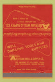 Matchbook Cover - Artesian Well Supply East Providence RI 40 Strike