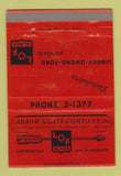 Matchbook Cover - Arrow Glass Schenectady NY WEAR 40 Strike
