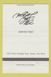 Matchbook Cover - At the Lakeside Seattle WA 40 Strike