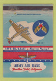 Matchbook Cover - Army Air Base Hamilton Field CA WEAR WWII 40 Strike