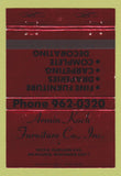 Matchbook Cover - Armin Koch Furniture Milwaukee WI 40 Strike