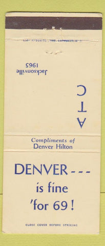 Matchbook Cover - ATC Denver Colorado Jacksonville FL WEAR 30 Strike